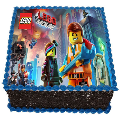 "Lego Theme2 Photo cake - 2kgs (Photo Cake) - Click here to View more details about this Product